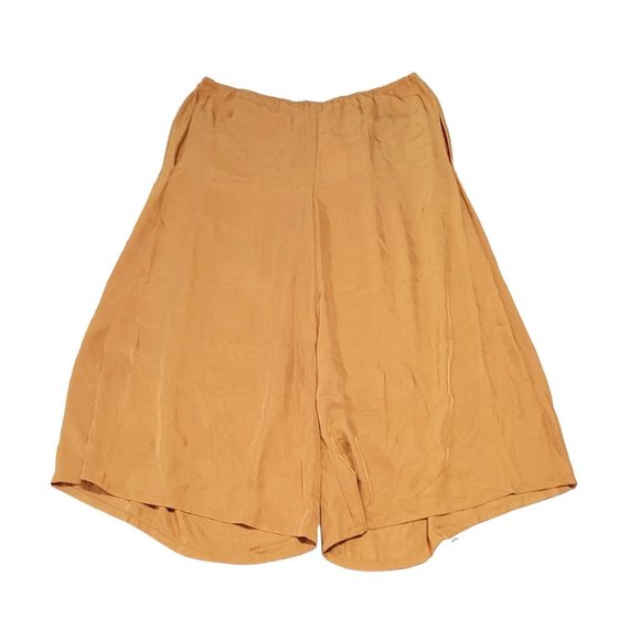 Vince Womens Dark Ginger‎ Drapey Pull On Culottes Pants Wide Leg Size XL NWT - Picture 1 of 13